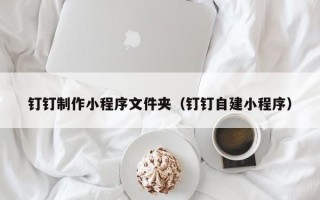 当阳钉钉制作小程序文件夹（钉钉自建小程序）